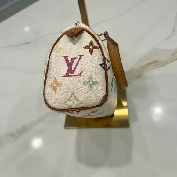 Louis Vuitton Multicolor Monogram White Mini Satchel - Picture 7 of 14